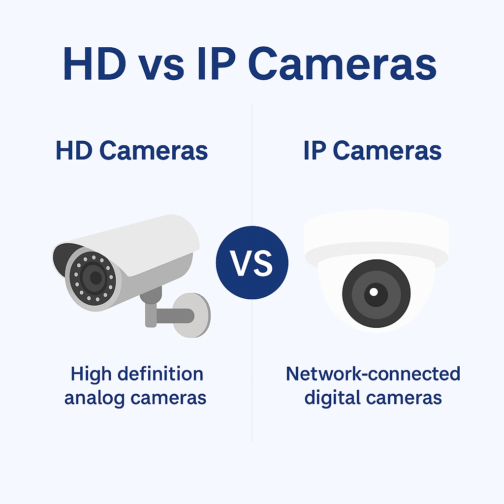 HD vs IP Cameras – Which One Should You Choose in 2025?