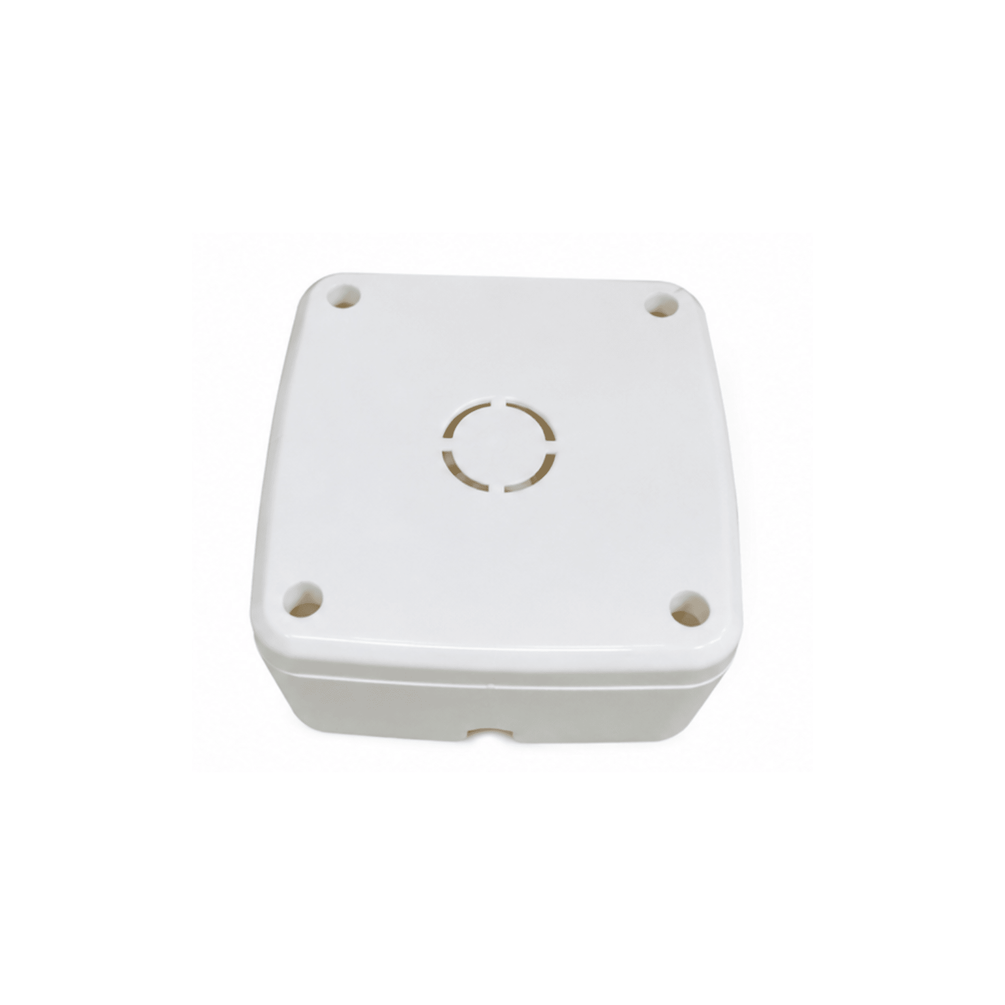 MANPRA 4x4 CCTV Junction Box | Weatherproof ABS Camera Mounting Box for Dome & Bullet Cameras