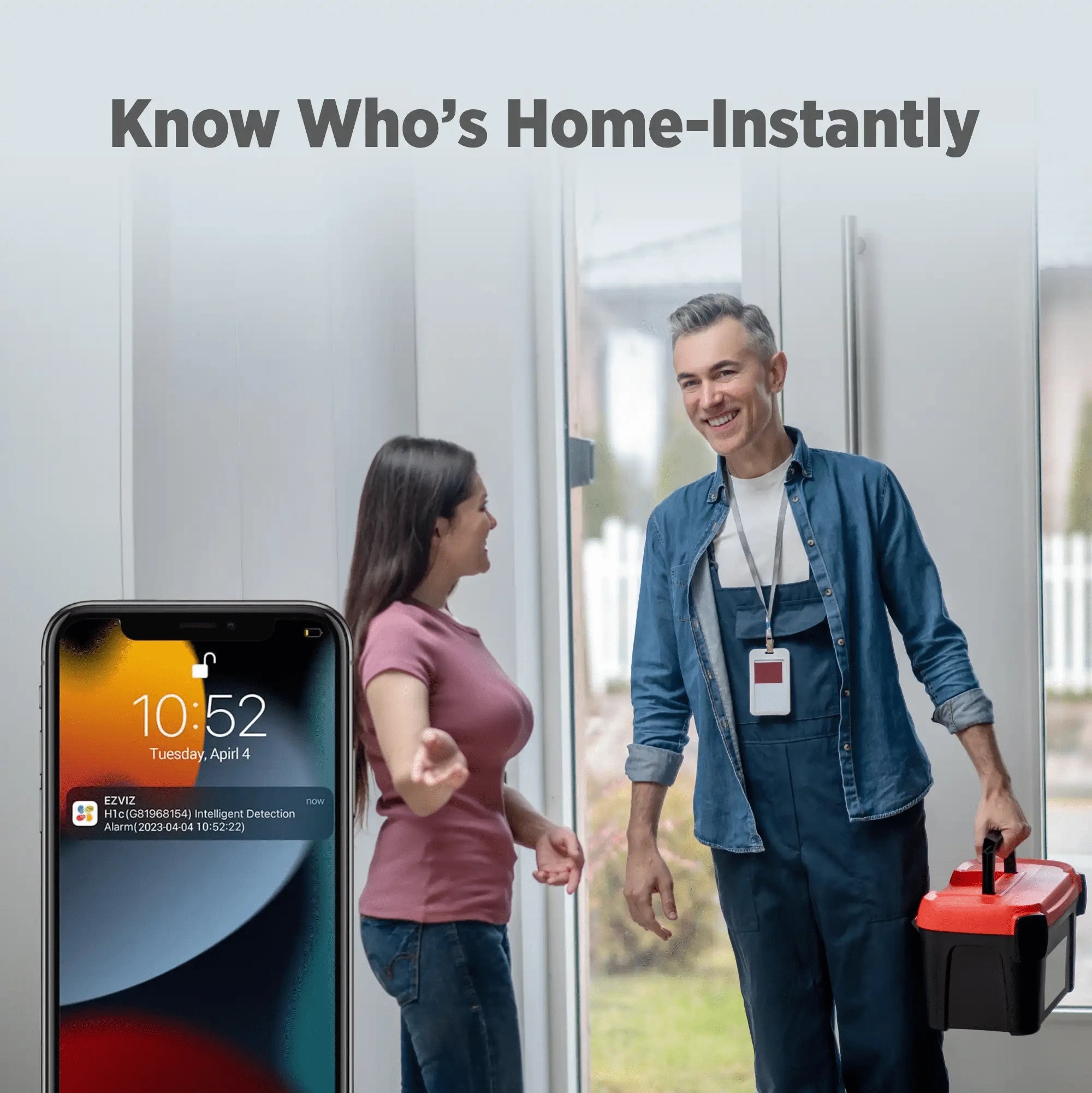EZVIZ H1c Indoor Wi-Fi Camera – 2MP Full HD, Night Vision, Motion Alerts
