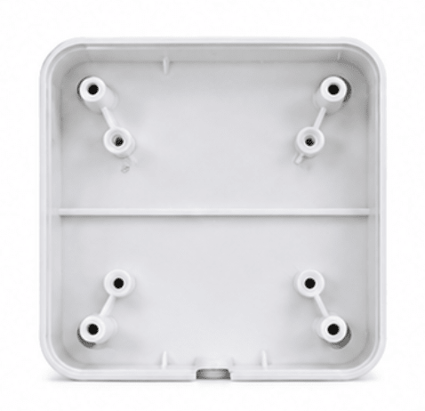 MANPRA 5x5 CCTV Junction Box | Weatherproof ABS Camera Mounting Box for Dome, Bullet & IP Cameras