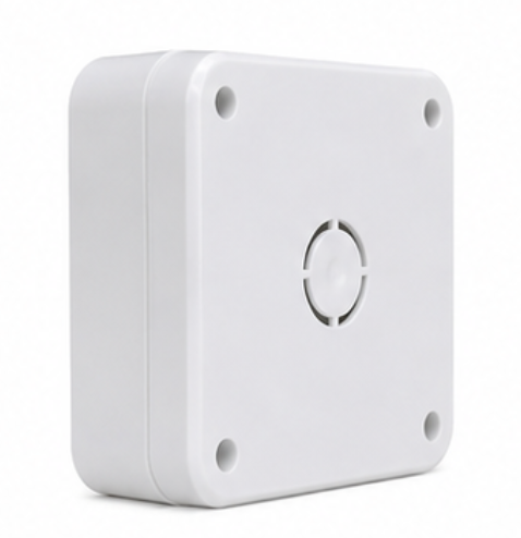 MANPRA 4x4 CCTV Junction Box | Weatherproof ABS Camera Mounting Box for Dome & Bullet Cameras