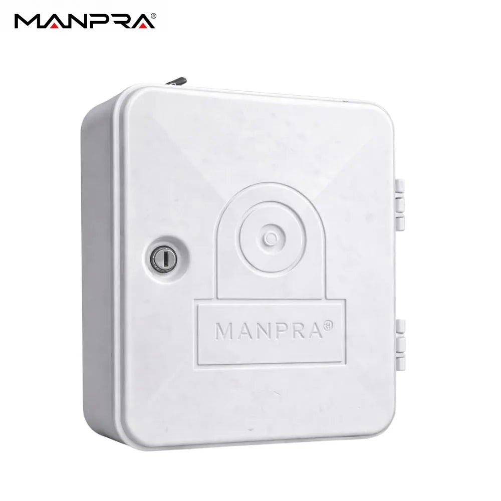 Manpra PVC DVR Security Box – Smart Internal Layout & Organized Cable Management