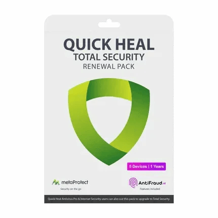 Quick Heal Total Security Renewal 1 PC 1 Year  – Upgrade Silver Pack | Instant Delivery Email & WhatsApp